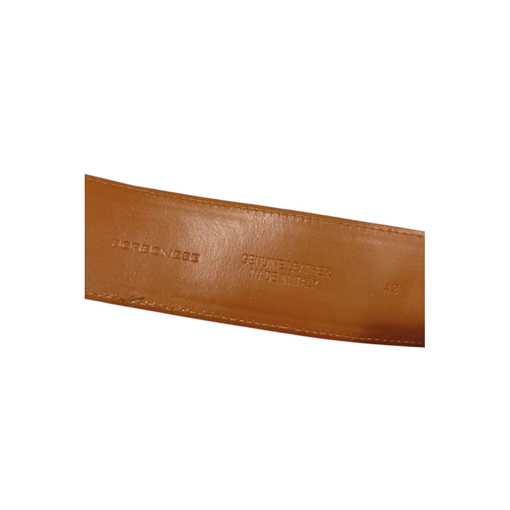 Borbonese Pink Genuine Leather Women Belt
