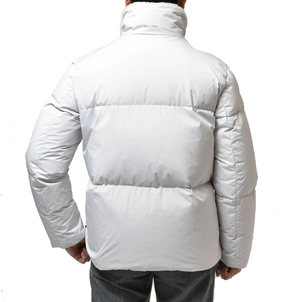 Herno Gray Polyester Coat
