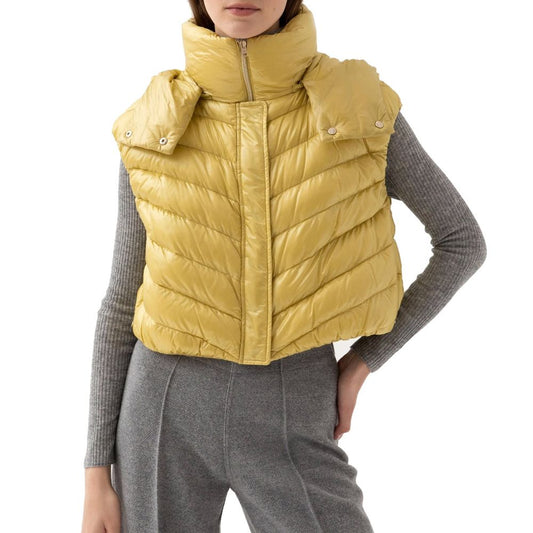 Herno Bicolor Polyamide Sleeveless Jacket