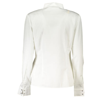 Guess Jeans Bianco Cotton Women Shirt