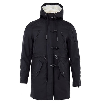 Moose Knuckles Blue Nylon Parka