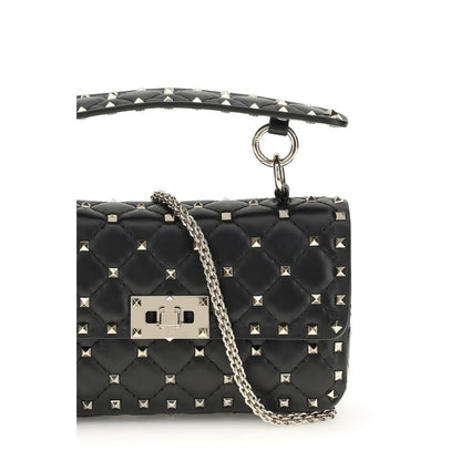 Valentino Garavani Black Lamb Ovis Aries Aries Handbag