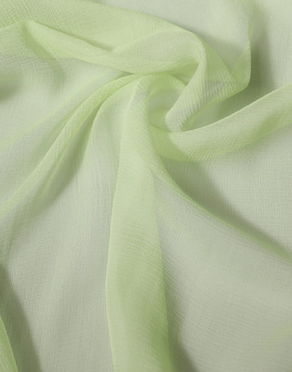 Dolce & Gabbana Light Green Silk Neck Wrap Stole 200cm x 134cm Scarf