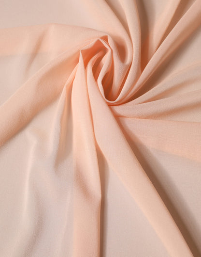 Dolce & Gabbana Peach Silk Neck Wrap Shawl Women Stole 200cm x 64cm  Scarf