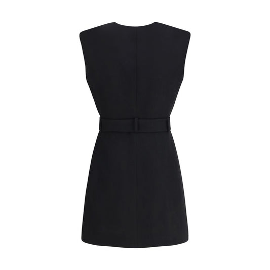 Balmain Black Wool Cocktail Dress