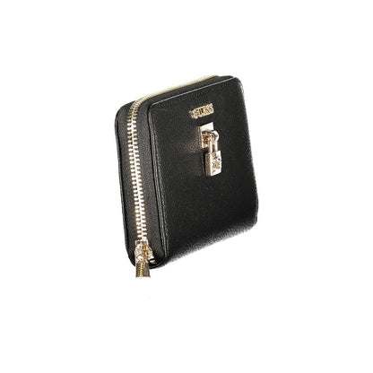 Guess Jeans Nero Poliuretano Women Wallet