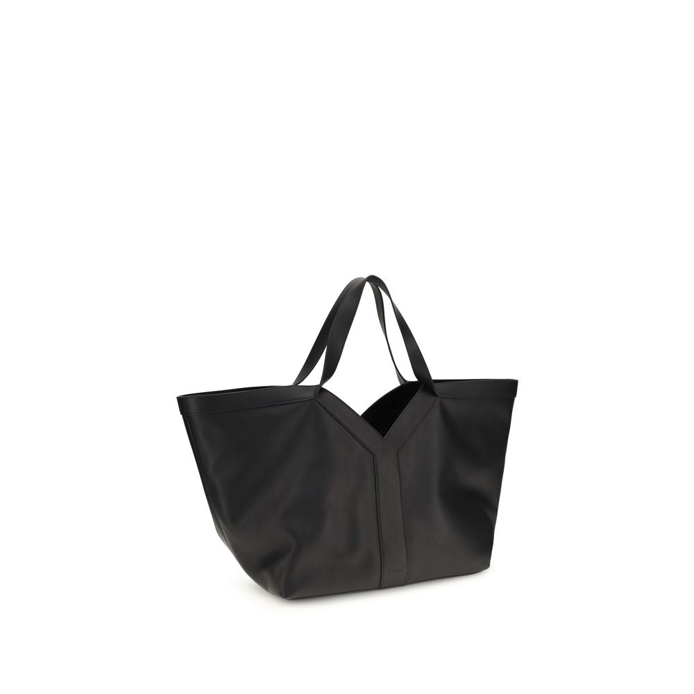 Saint Laurent Black Calf Leather Bos Taurus Shoulder Bag