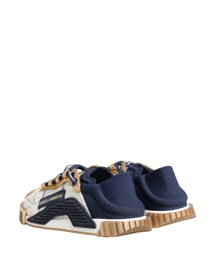 Dolce & Gabbana Multicolor Men Low Top NS1 Sneakers Shoes
