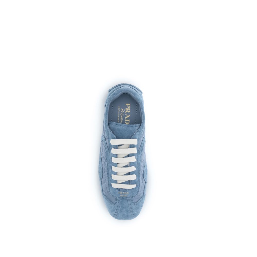 Prada Blue Lamb Ovis Aries Aries Athletic Sneakers