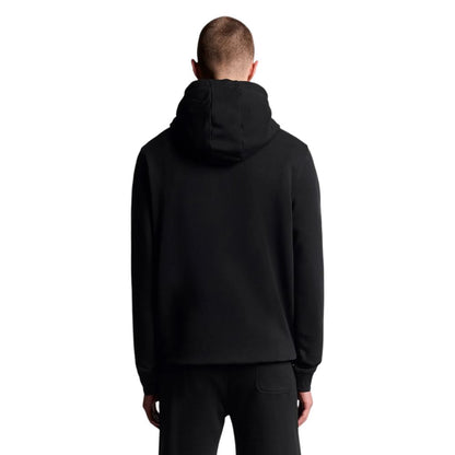 Lyle & Scott Black Cotton Hoodie