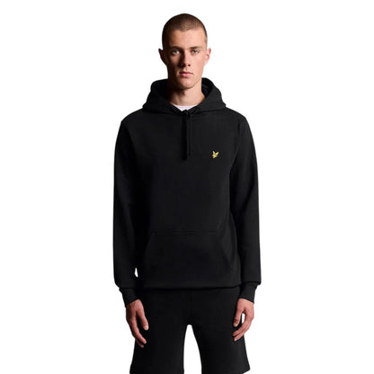Lyle & Scott Black Cotton Hoodie