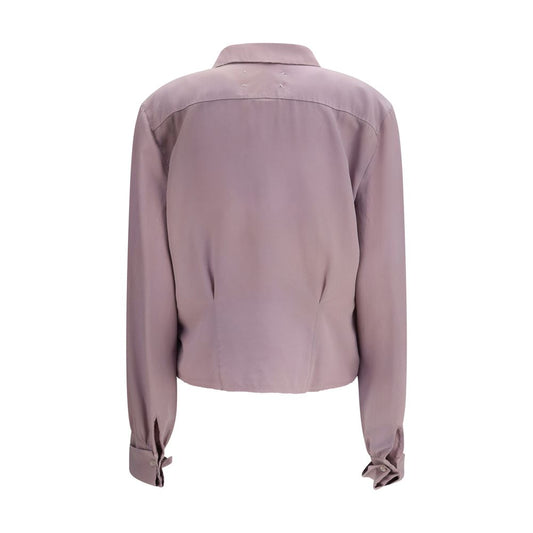 Maison Margiela Purple Silk Shirt
