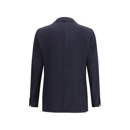 Lardini Blue Wool Blazer