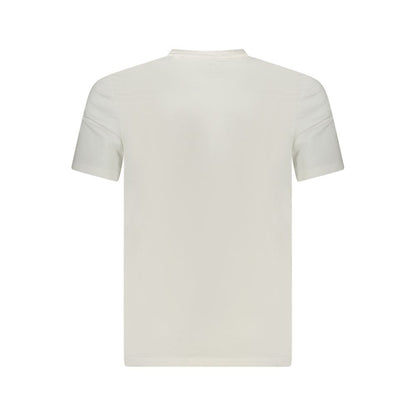 Guess Jeans White Cotton Men T-Shirt