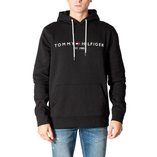 Tommy Hilfiger Black Cotton Hoodie