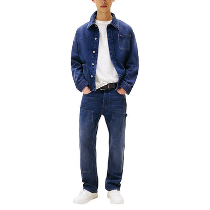 Tommy Hilfiger Jeans Blue Recycled Cotton Relaxed Fit Jeans