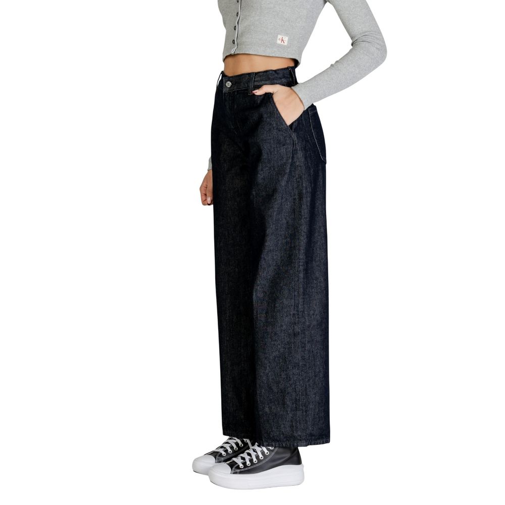Calvin Klein Jeans Blue Cotton Bootcut Jeans