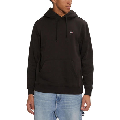 Tommy Hilfiger Jeans Black Cotton Hoodie
