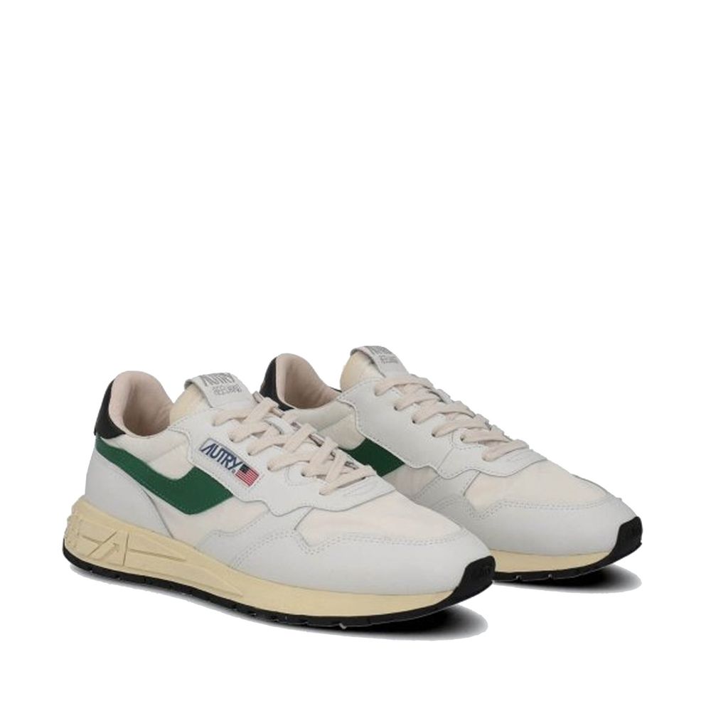 Autry White Leather Low Top Sneakers