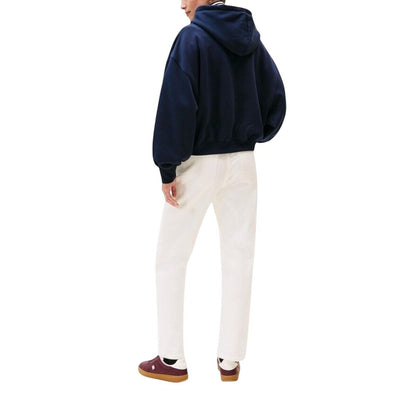 Tommy Hilfiger Blue Recycled Cotton Hoodie