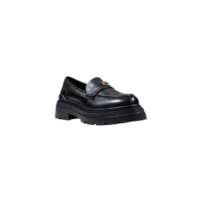 PINKO Black Leather Platform Pumps