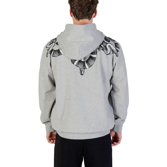 County of Milan Gray Cotton Hoodie
