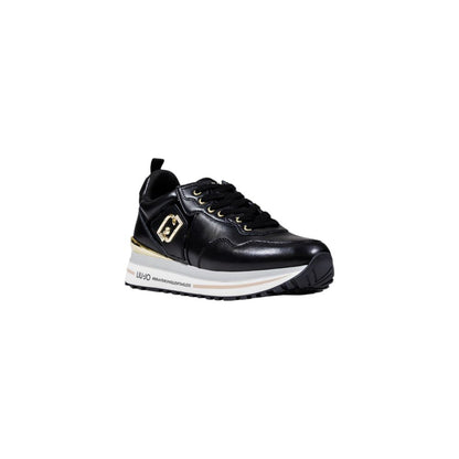 Liu Jo Black Artificial Leather Platform Sneakers