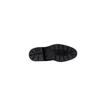 Liu Jo Black Artificial Leather Lace-Up Boots