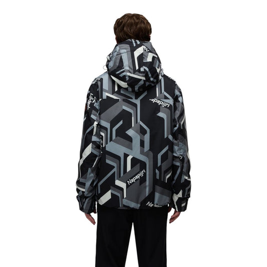 Napapijri Bicolor Recycled Polyester Shell Jacket
