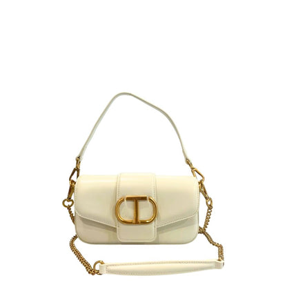 Twinset White PU Women Shoulder