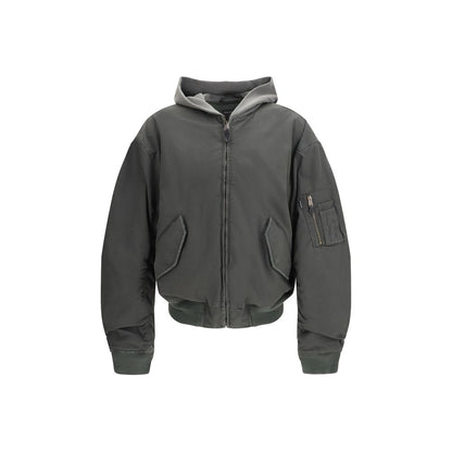Balenciaga Gray Cotton Bomber