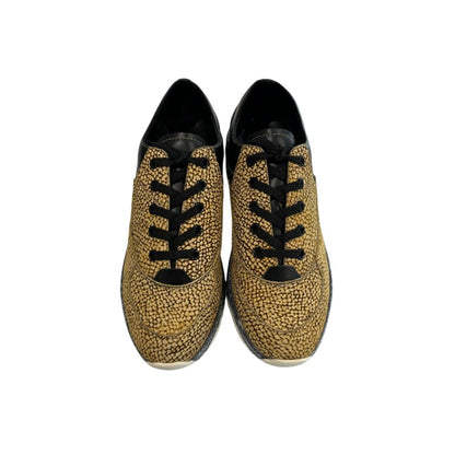 Borbonese Beige Leather Women Sneaker