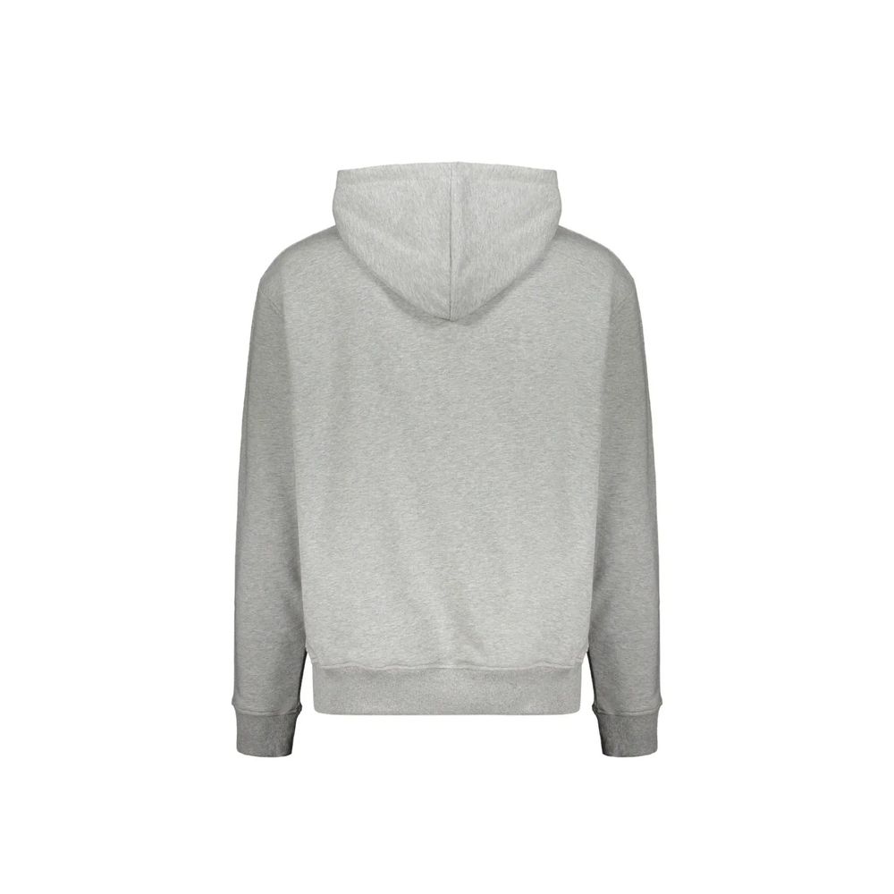 Balmain Gray Cotton Hoodie