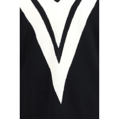 Valentino Black Wool Oves Aries Sweatshirt