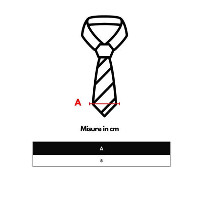 Giorgio Armani Black Silk Tie