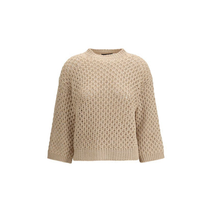 Fabiana Filippi Beige Wool Sweatshirt