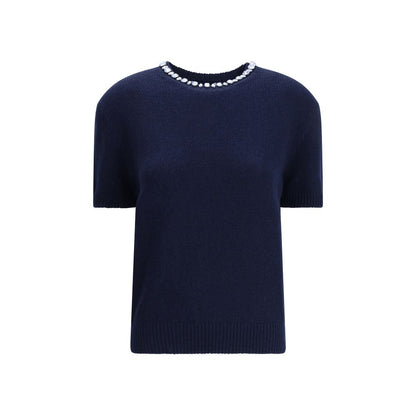 Prada Blue Wool Sweatshirt