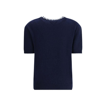 Prada Blue Wool Sweatshirt