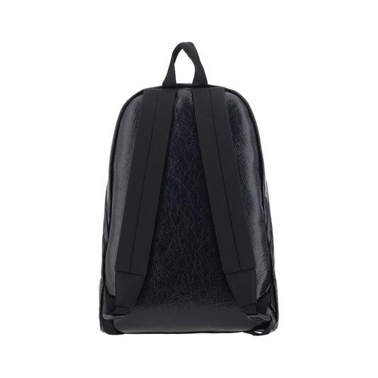 Balenciaga Black Lamb Ovis Aries Aries Backpack
