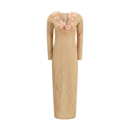 Alessandra Rich Multicolor Polyamide Cocktail Dress