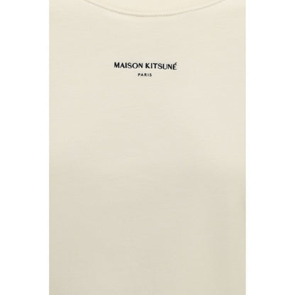 Maison Kitsuné Beige Cotton Sweatshirt