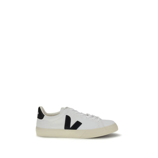 Veja White Calf Leather Bos Taurus Low Top Sneakers