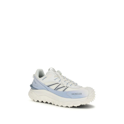 Moncler Blue Polyamide Athletic Sneakers