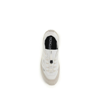 Moncler White Polyamide Athletic Sneakers