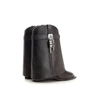 Givenchy Black Leather Ankle Boots