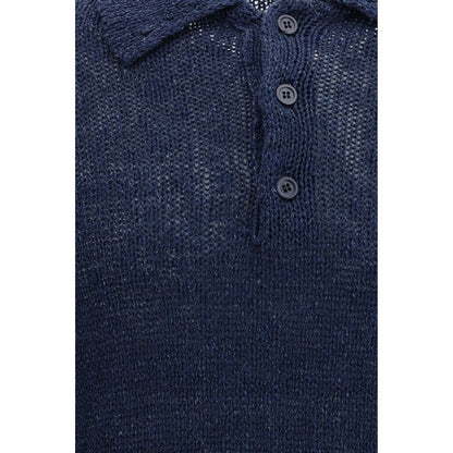 Sunflower Blue Cotton Polo Shirt