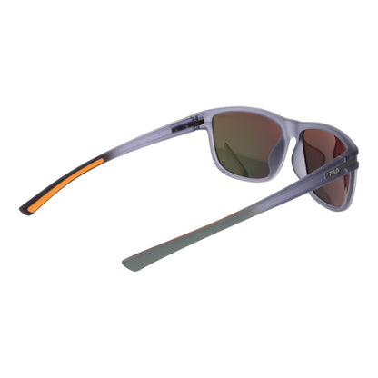 Fila Gray Plastic Sunglasses