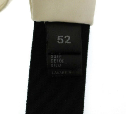 Dolce & Gabbana White Waist Silk Cummerbund Belt