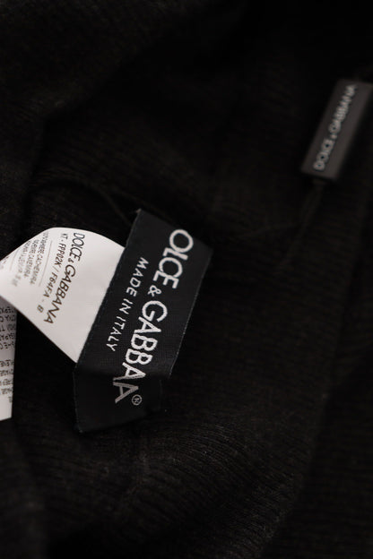 Dolce & Gabbana Gray Cashmere Tights Stocking Pantyhose Socks