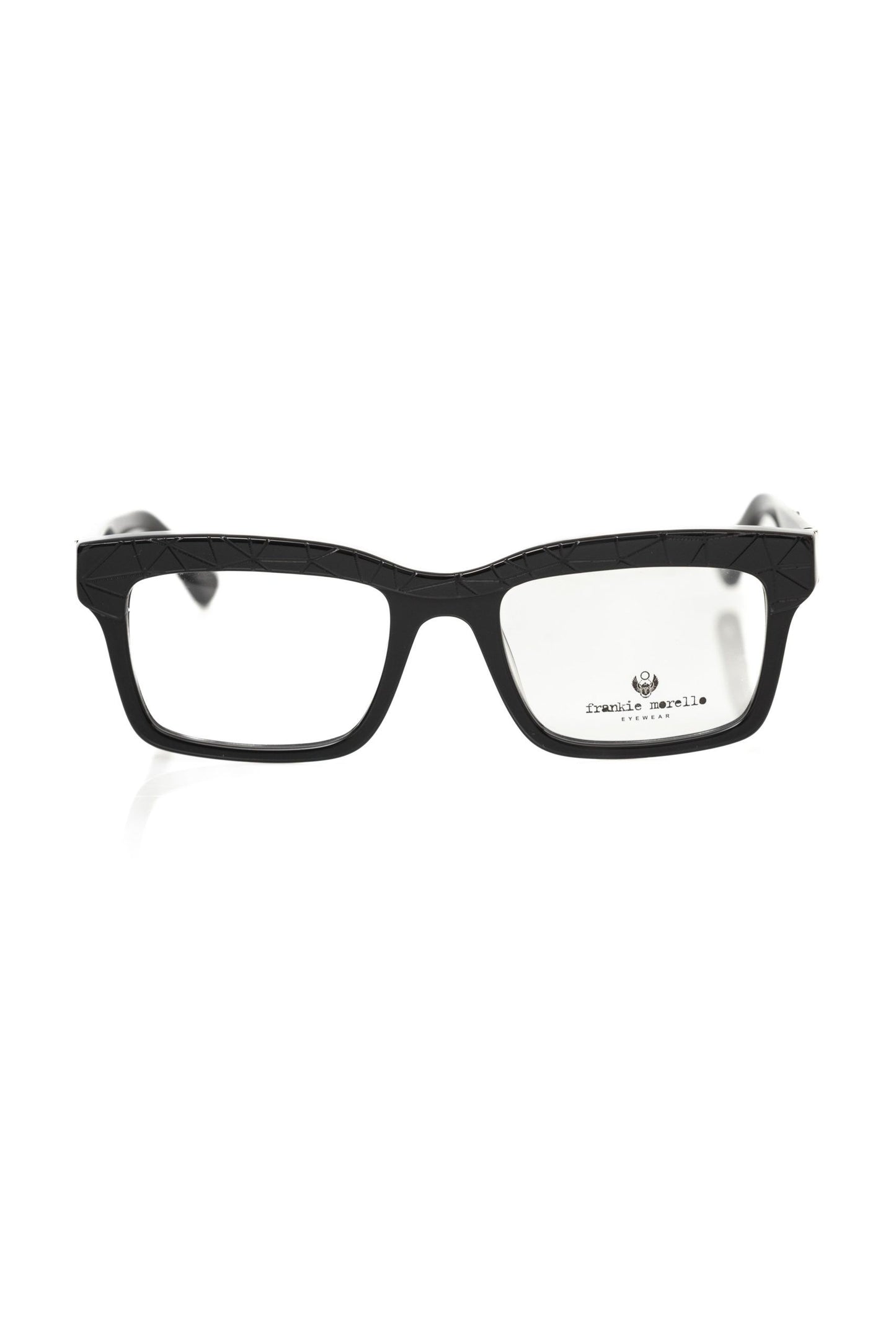 Frankie Morello Black Acetate Glasses Frame